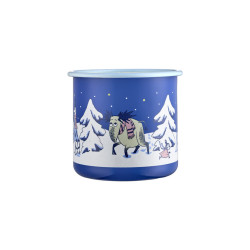 Moomin Enamel Mug Starry Night 0.8 L Muurla