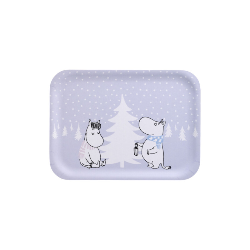 Moomin Tray Snowfall 27 x 20 cm Muurla