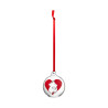 Moomin Glass Bauble Heart 7 cm Muurla