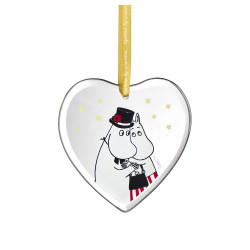 Moomin Glass Ornament Moominmamma and Moominpappa Muurla