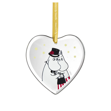 Moomin Glass Ornament Moominmamma and Moominpappa Muurla