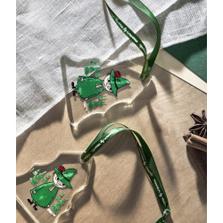 Moomin Glass Ornament Snufkin Muurla