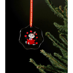Moomin Glass Ornament Little My Muurla