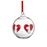 Moomin Glass Bauble Heart 9 cm Muurla
