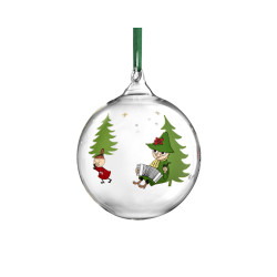 Moomin Glass Bauble Spruce 9 cm Muurla