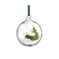 Moomin Glass Bauble Spruce 9 cm Muurla