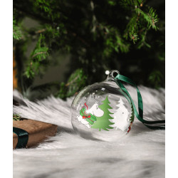 Moomin Glass Bauble Spruce 9 cm Muurla