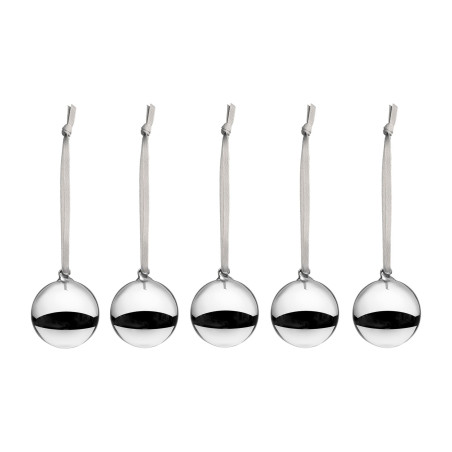Iittala Glass Ball 40 mm Set of 5 Silver Mirror