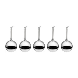 Iittala Glass Ball Silver Mirror 80 mm Set of 5
