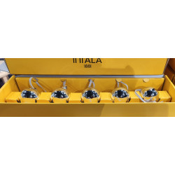 Iittala Glass Ball 40 mm Set of 5 Silver Mirror