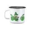 Moomin Enamel Mug 0.37 L Joyful Apples Green Snufkin Muurla