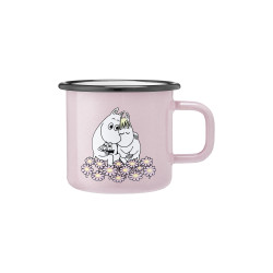 Moomin Together Pink Enamel Mug 0.37 L Outlet 20%