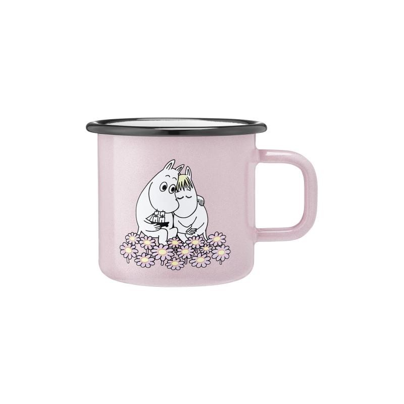Moomin Together Pink Enamel Mug 0.37 L Outlet 20%