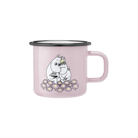 Moomin Together Pink Enamel Mug 0.37 L Outlet 20%