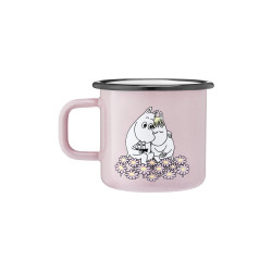 Moomin Together Pink Enamel Mug 0.37 L Outlet 20%