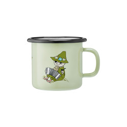 Moomin Enamel Mug 0.25 L Snufkin Green Outlet 20%