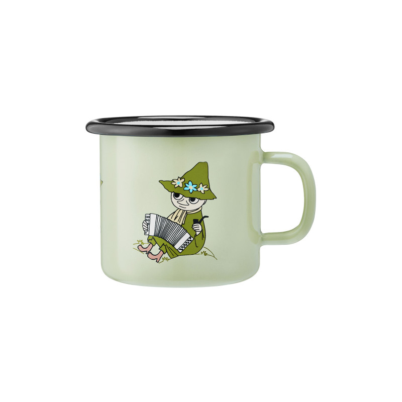 Moomin Enamel Mug 0.25 L Snufkin Green Outlet 20%