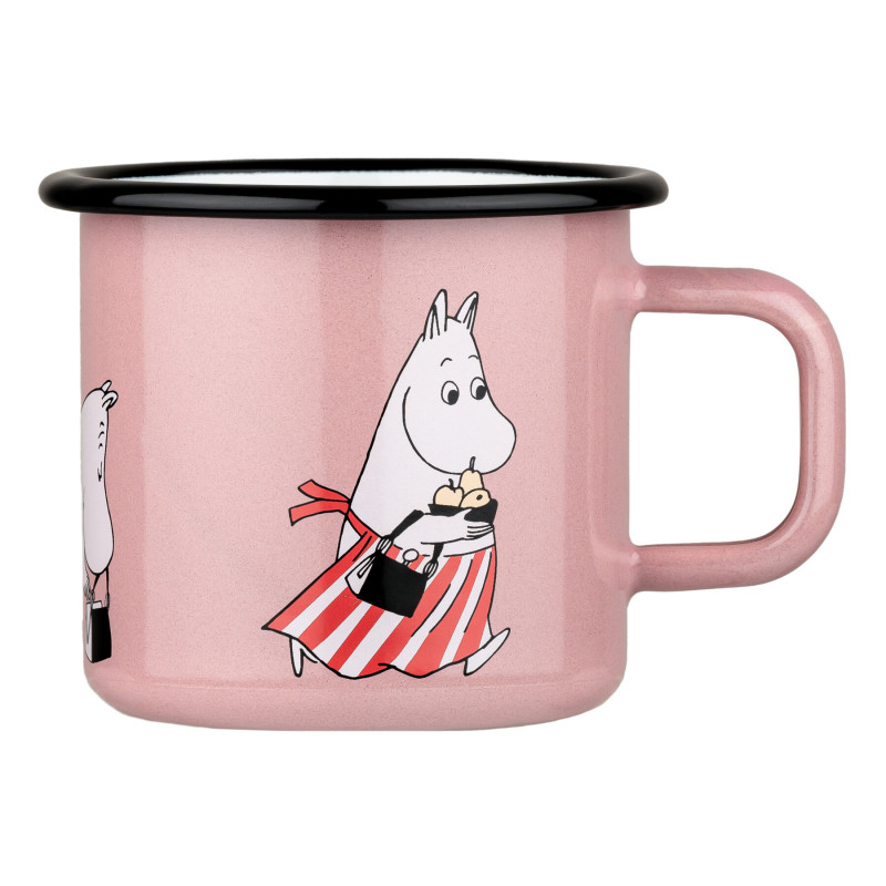 Moomin Enamel Mug Moominmamma Retro Pink 0.37 L Outlet 20%