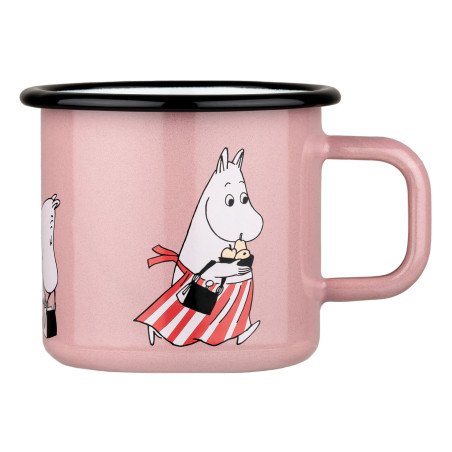 Moomin Enamel Mug Moominmamma Retro Pink 0.37 L Outlet 20%