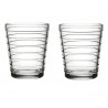 Aino Aalto Tumblers Clear 22 cl 2 pcs Iittala