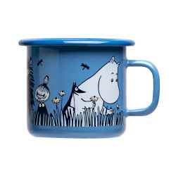 Moomin Enamel Mug Friends Blue 0.25 L Outlet 20%