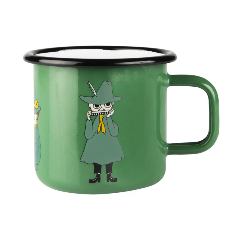 Moomin Enamel Mug 0.37 L Snufkin Retro Green Outlet 20%