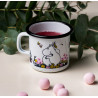 Moomin Love Enamel Mug Hug White 0.25 L Muurla Outlet 20%
