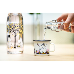 Moomin Love Enamel Mug Hug White 0.25 L Muurla Outlet 20%