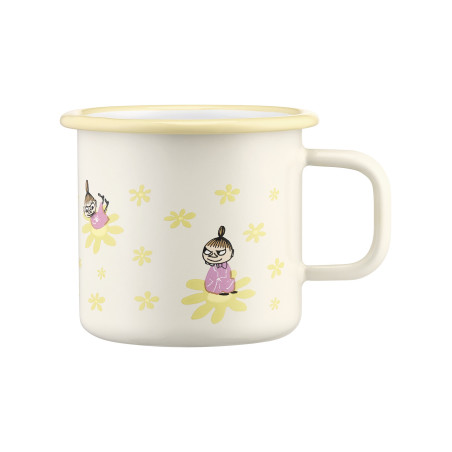 Moomin Enamel Mug 0.37 L Flowers Outlet 20%