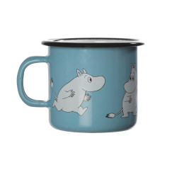 Moomin Enamel Mug Retro Moomintroll Light Blue 0.25 L Outlet 20%