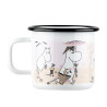 Moomin Enamel Mug on the Beach 0.37 L Outlet 40%