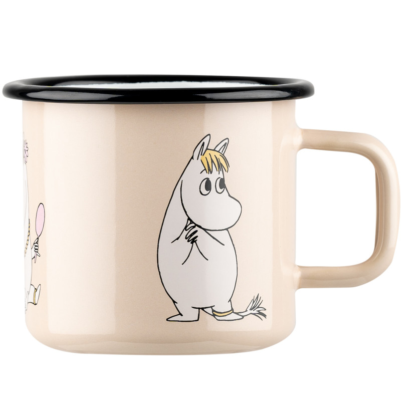Moomin Enamel Mug Snorkmaiden Retro Beige 0.37 L Outlet 40%