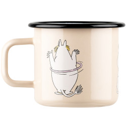 Moomin Enamel Mug Snorkmaiden Retro Beige 0.37 L Outlet 40%