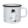 Moomin Enamel Mug Moominpappa Retro Grey 0.37 L Outlet 40%