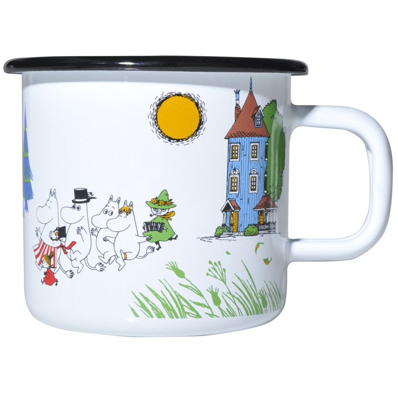 Moomin Enamel Mug Colors Moomin Valley 0.37 L Outlet 40%