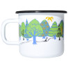 Moomin Enamel Mug Colors Moomin Valley 0.37 L Outlet 40%
