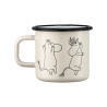 Moomin 80 Enamel Mug 0.37 L Outlet 40%
