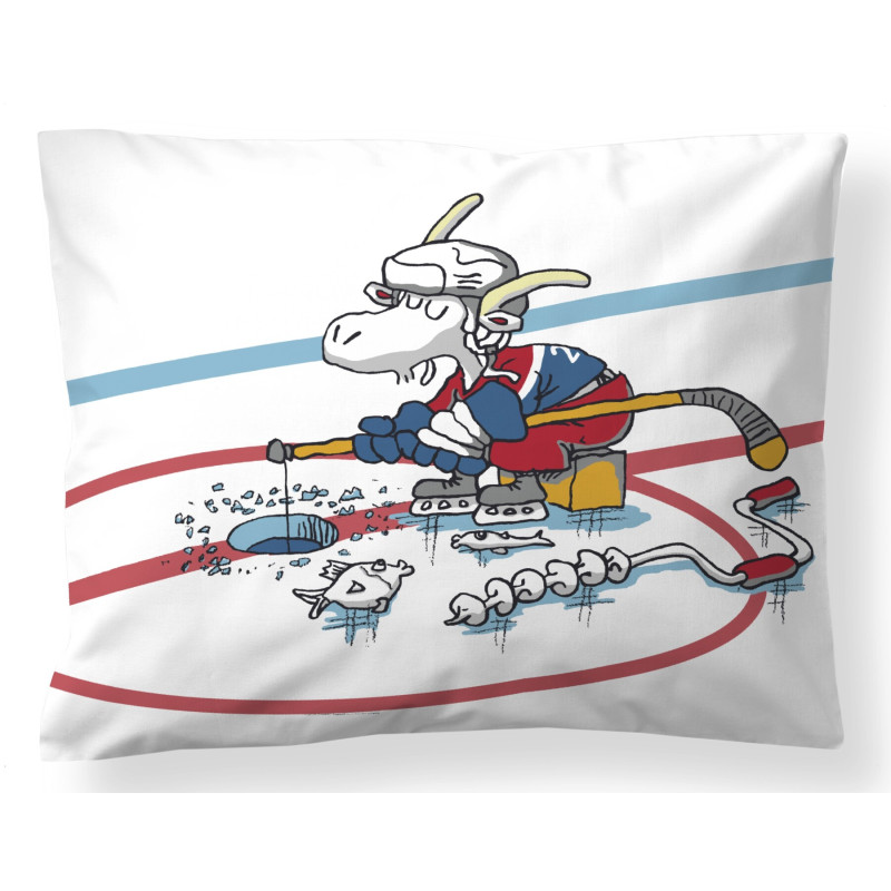 Mr. Clutterbuck Ice Fishing Pillowcase  50 x 60 cm Finlayson