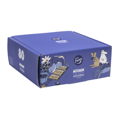 Moomin 80 Fazer Arabia Gift Box Chocolate Bar and Bowl 15 cm