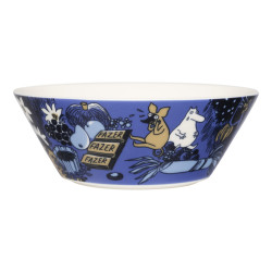 Moomin 80 Fazer Arabia Gift Box Chocolate Bar and Bowl 15 cm