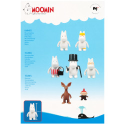 Moomin Plastic Boat and 7 Figures