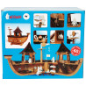 Moomin Plastic Boat and 7 Figures