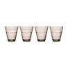Kastehelmi Tumblers Set of 4 Linen 0.3 L Iittala