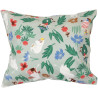 Moomin Pillowcase Flower Garden Grey Green 50 x 60 cm Arabia