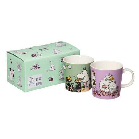 Moomin Set of 2 Mugs Loving Care and Sweethearts 0.3 L Arabia 2026