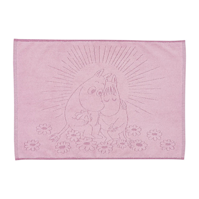 Moomin Bathmat Sweethearts Pink 50 x 70 cm Arabia