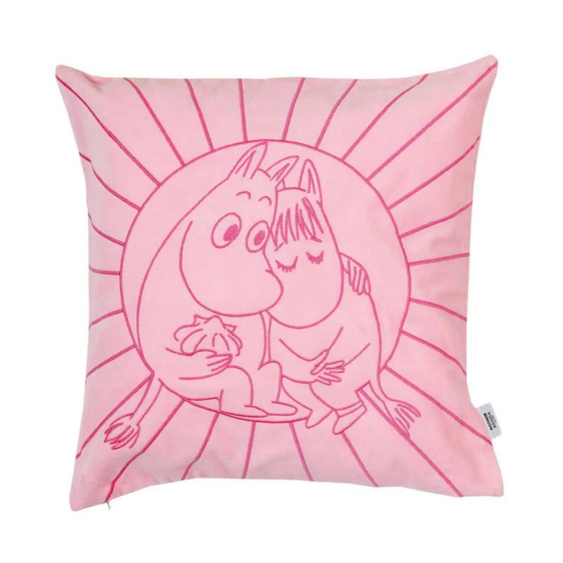 Moomin Decorative Pillowcase Sweethearts Pink Arabia 50 x 50 cm