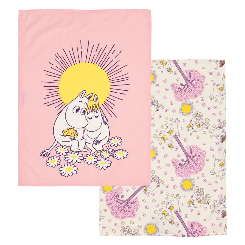 Moomin Kitchen Towel Set 2 Pcs 50 x 70 cm Sweethearts Arabia 2026