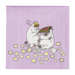 Moomin Paper Napkin 33 cm Sweethearts Pink Arabia 2026