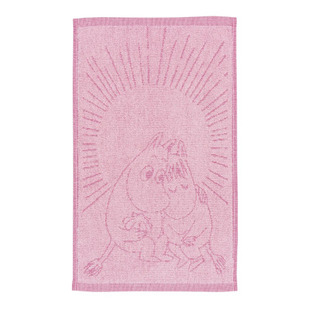 Moomin Hand Towel Sweethearts Pink 30 x 50 cm GOTS Arabia 2026